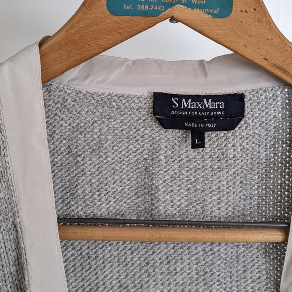 'S MaxMara Gray Cardigan (L) - Picture 2 of 2